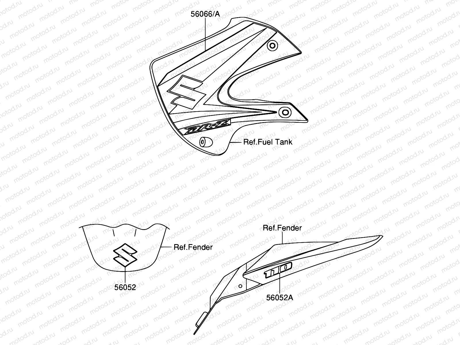 41B - DECAL(DR-Z110 K5)