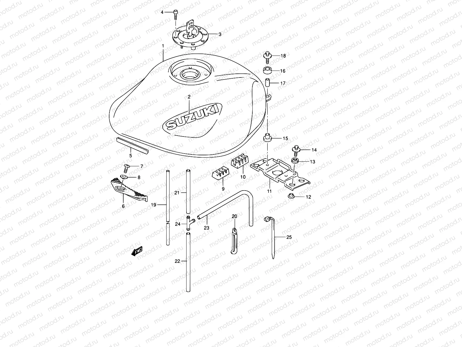 41B - FUEL TANK (MODEL K4)