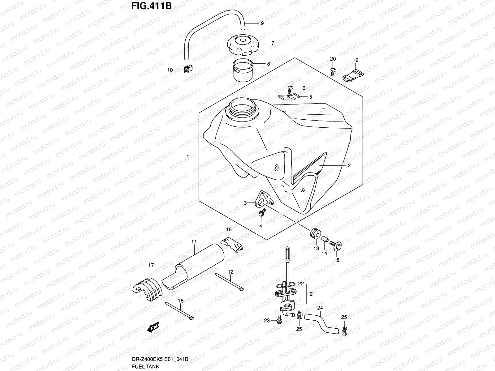41B - FUEL TANK (MODEL K7)