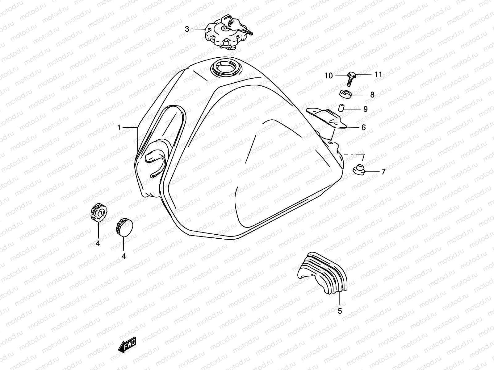 41B - FUEL TANK (MODEL R P09)
