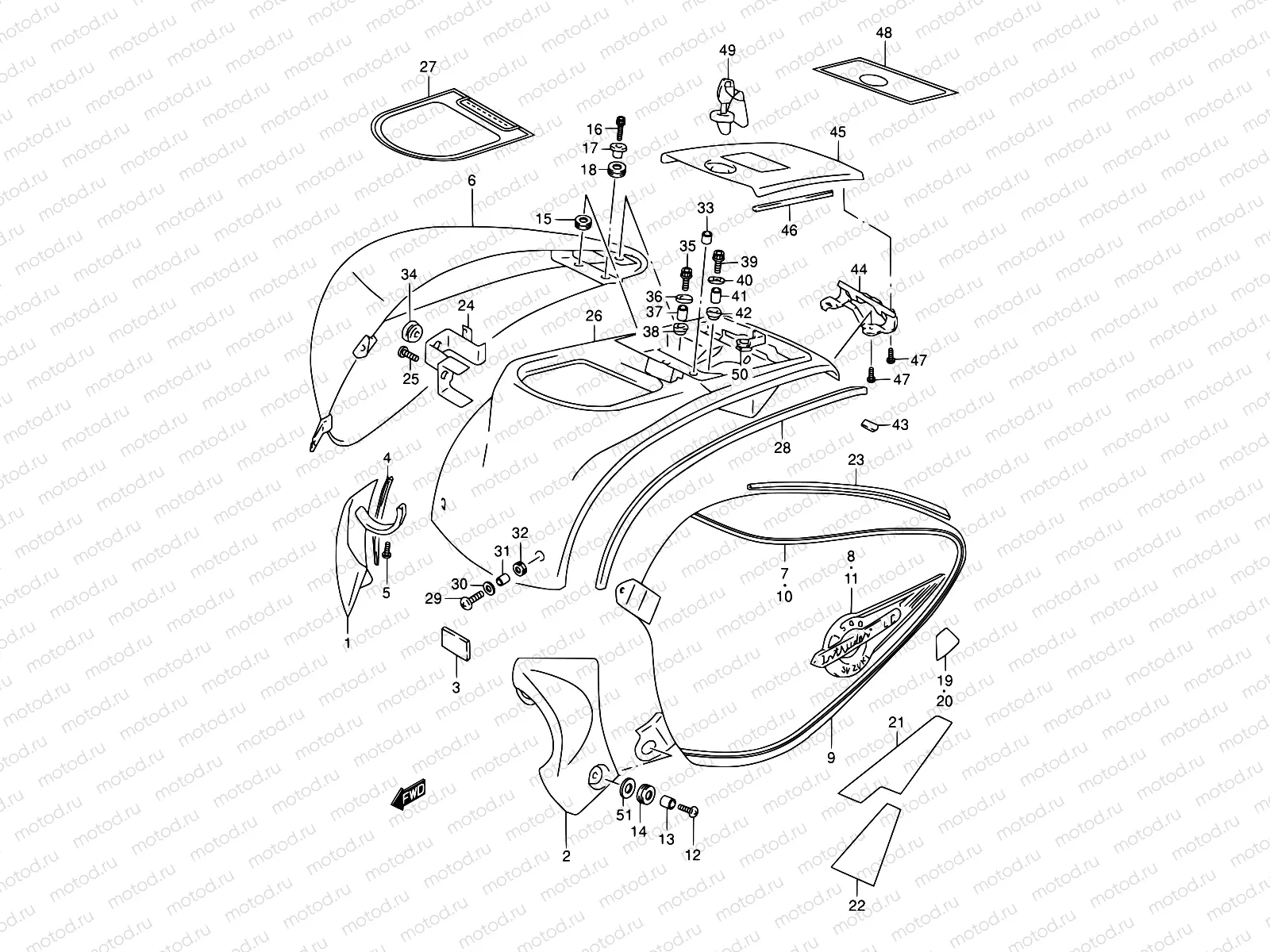 41B - SIDE COVER (MODEL Y)