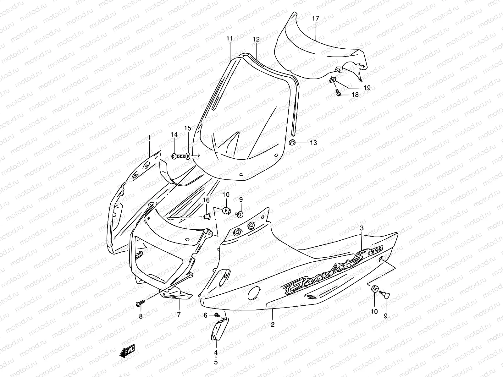 41C - COWLING BODY (MODEL Y)