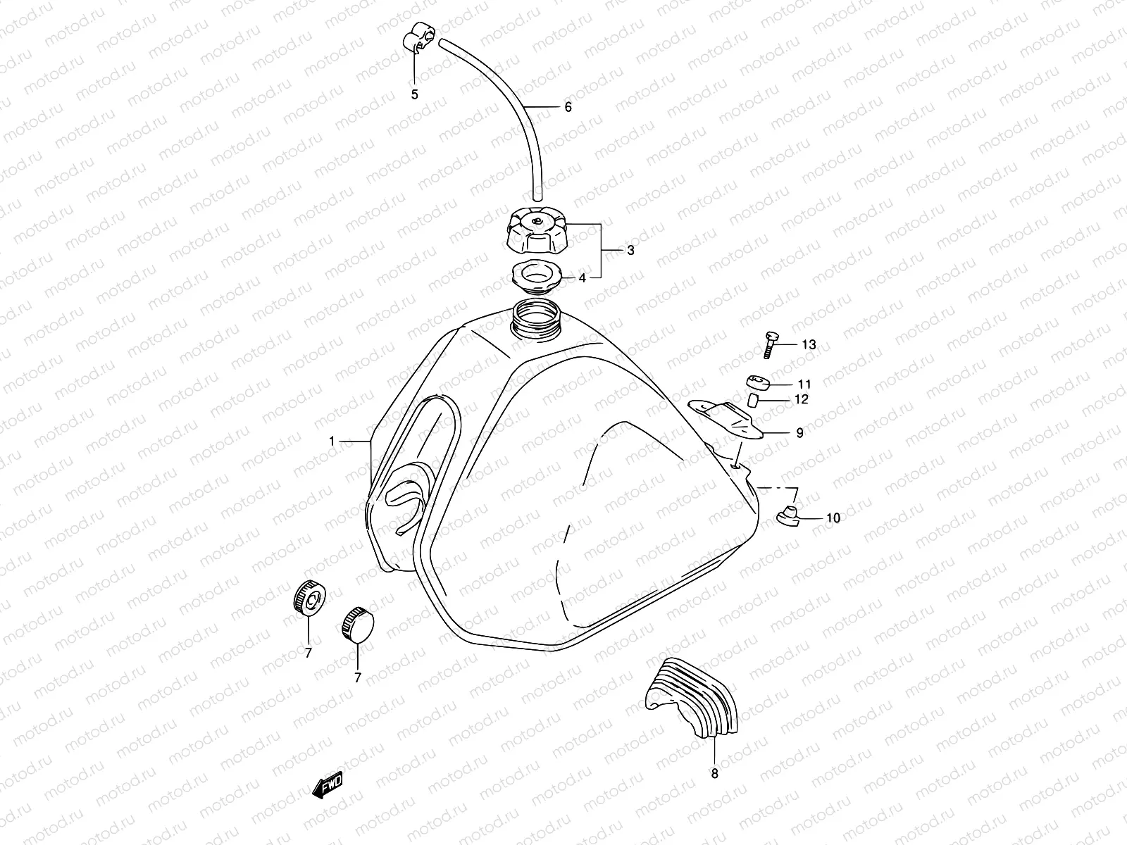41C - FUEL TANK (MODEL R P31)