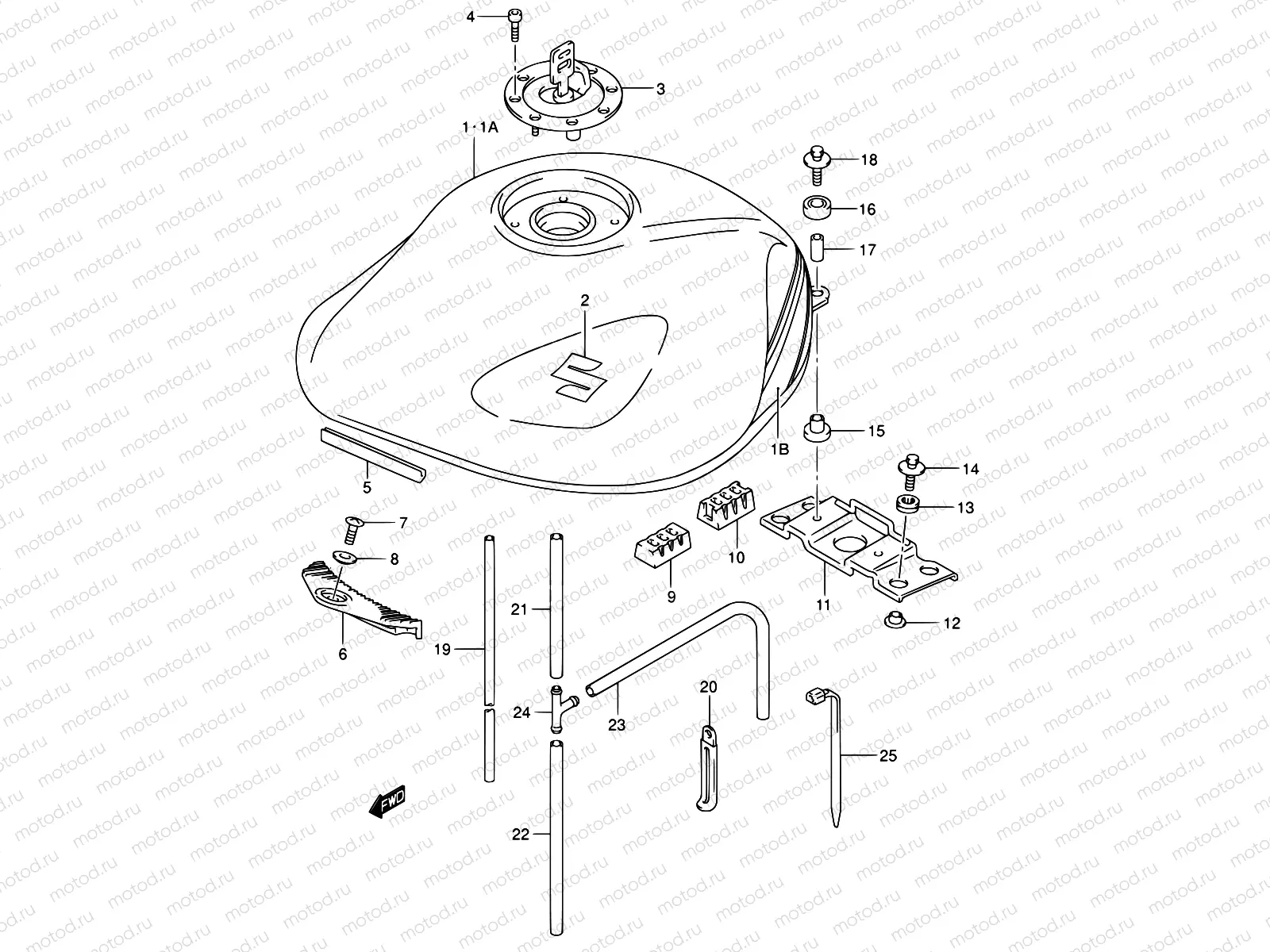 41D - FUEL TANK (MODEL K5)