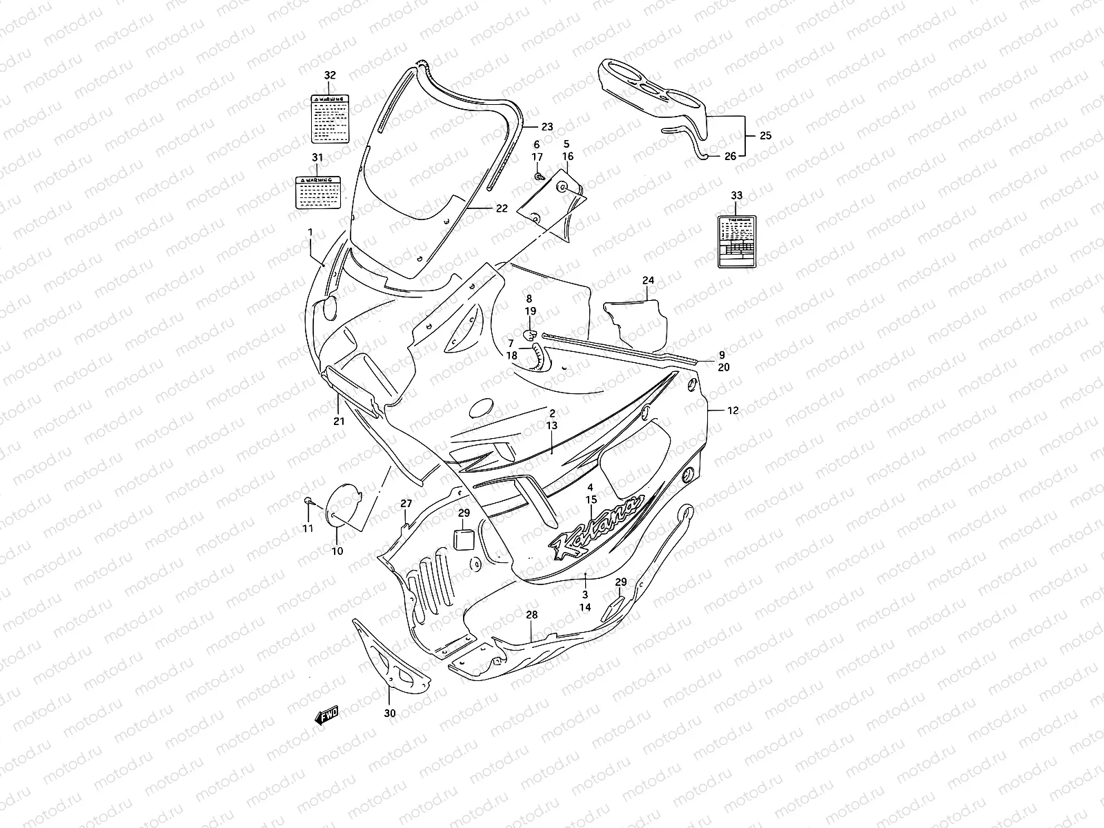 41G - COWLING BODY (MODEL T)