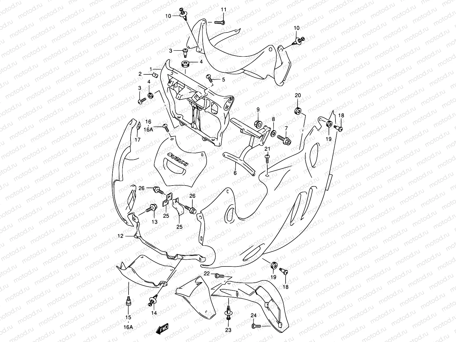 42 - COWLING BODY INSTALLATION PARTS