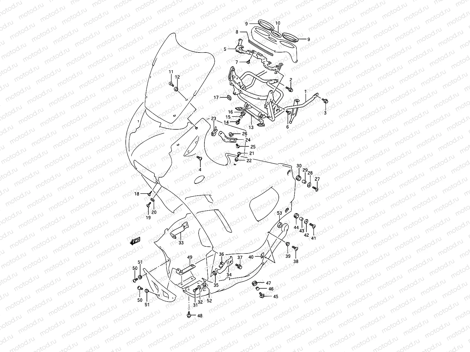 42 - COWLING INSTALLATION PARTS
