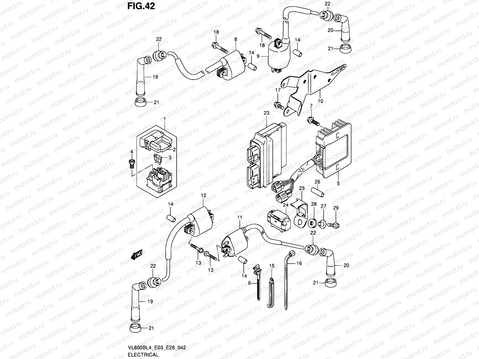 42 - ELECTRICAL (VL800BL4 E33)