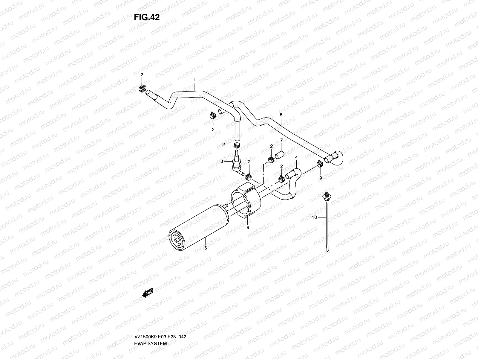 42 - EVAP SYSTEM (E33)