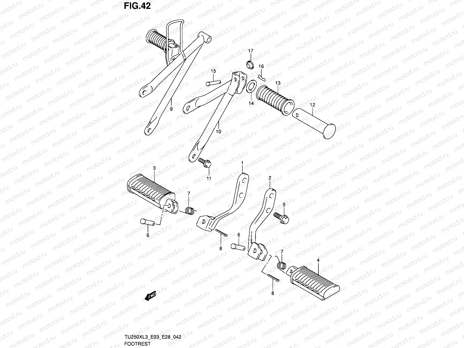 42 - FOOTREST