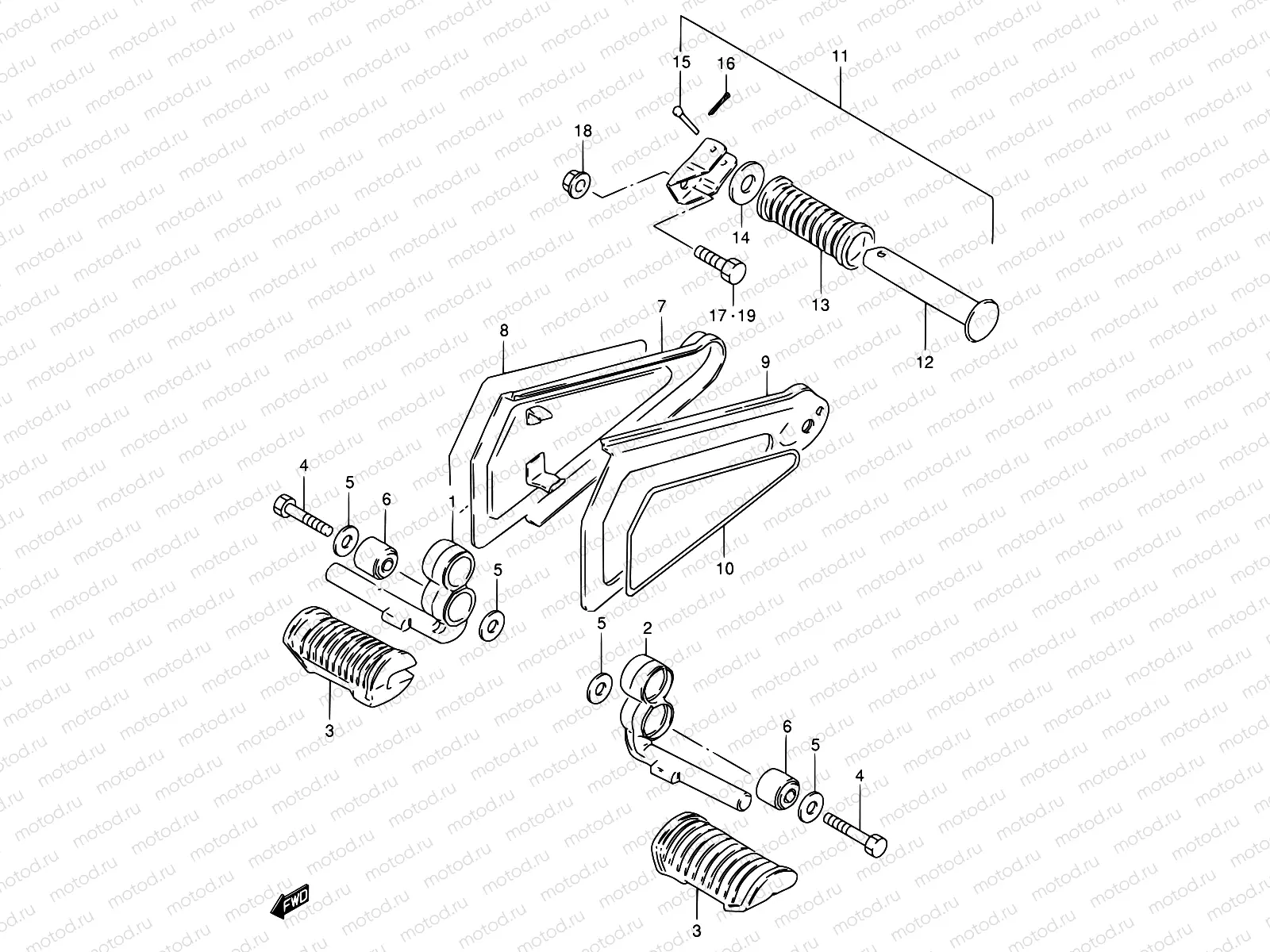 42 - FOOTREST