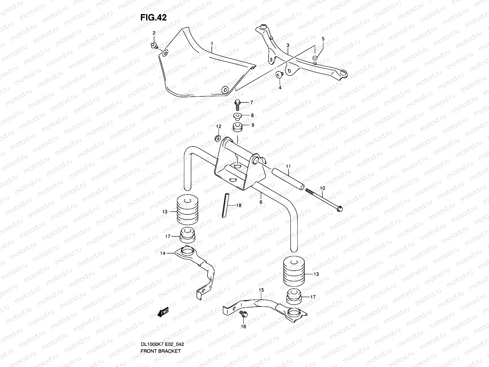 42 - FRONT BRACKET
