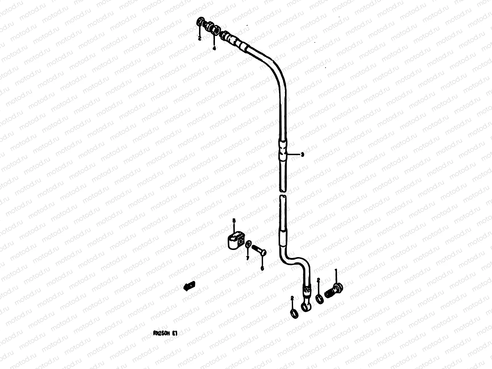 42 - FRONT BRAKE HOSE