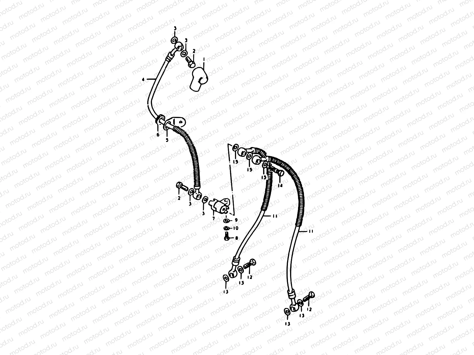 42 - FRONT BRAKE HOSE