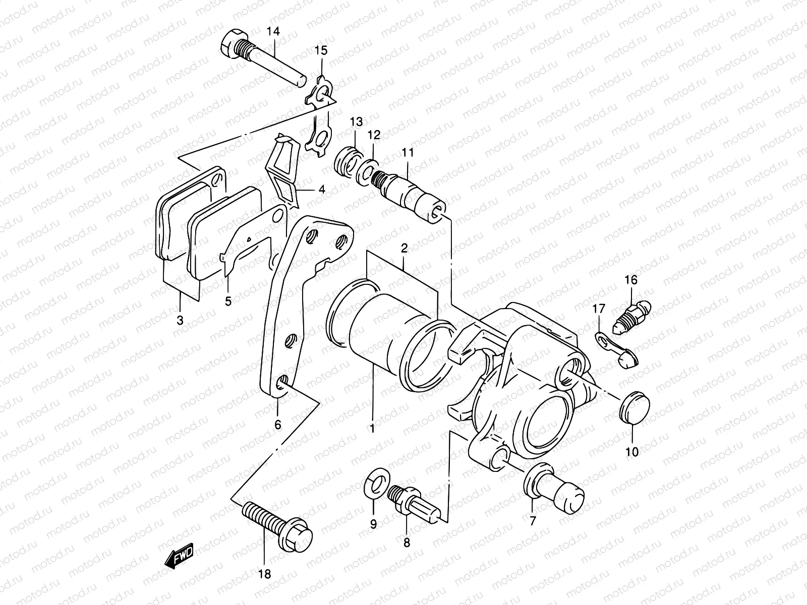 42 - FRONT CALIPER