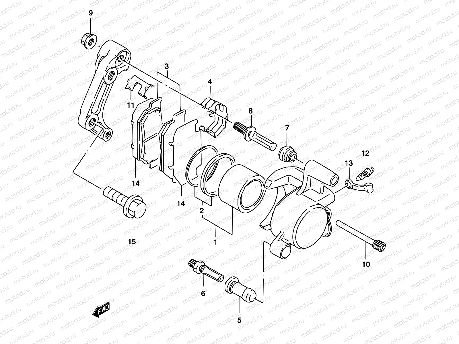 42 - FRONT CALIPER