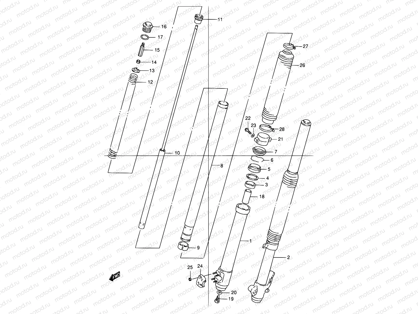 42 - FRONT DAMPER