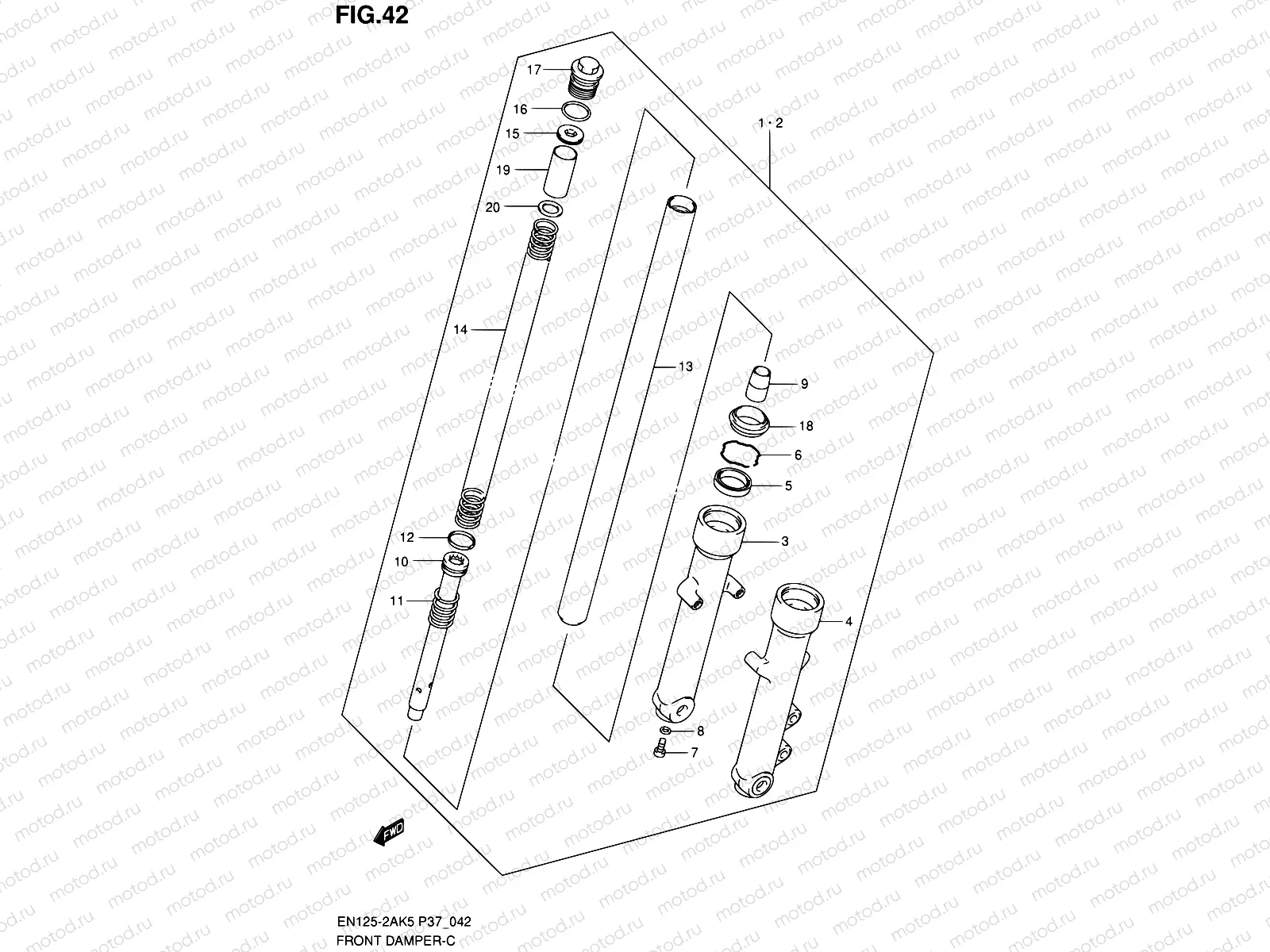 42 - FRONT DAMPER