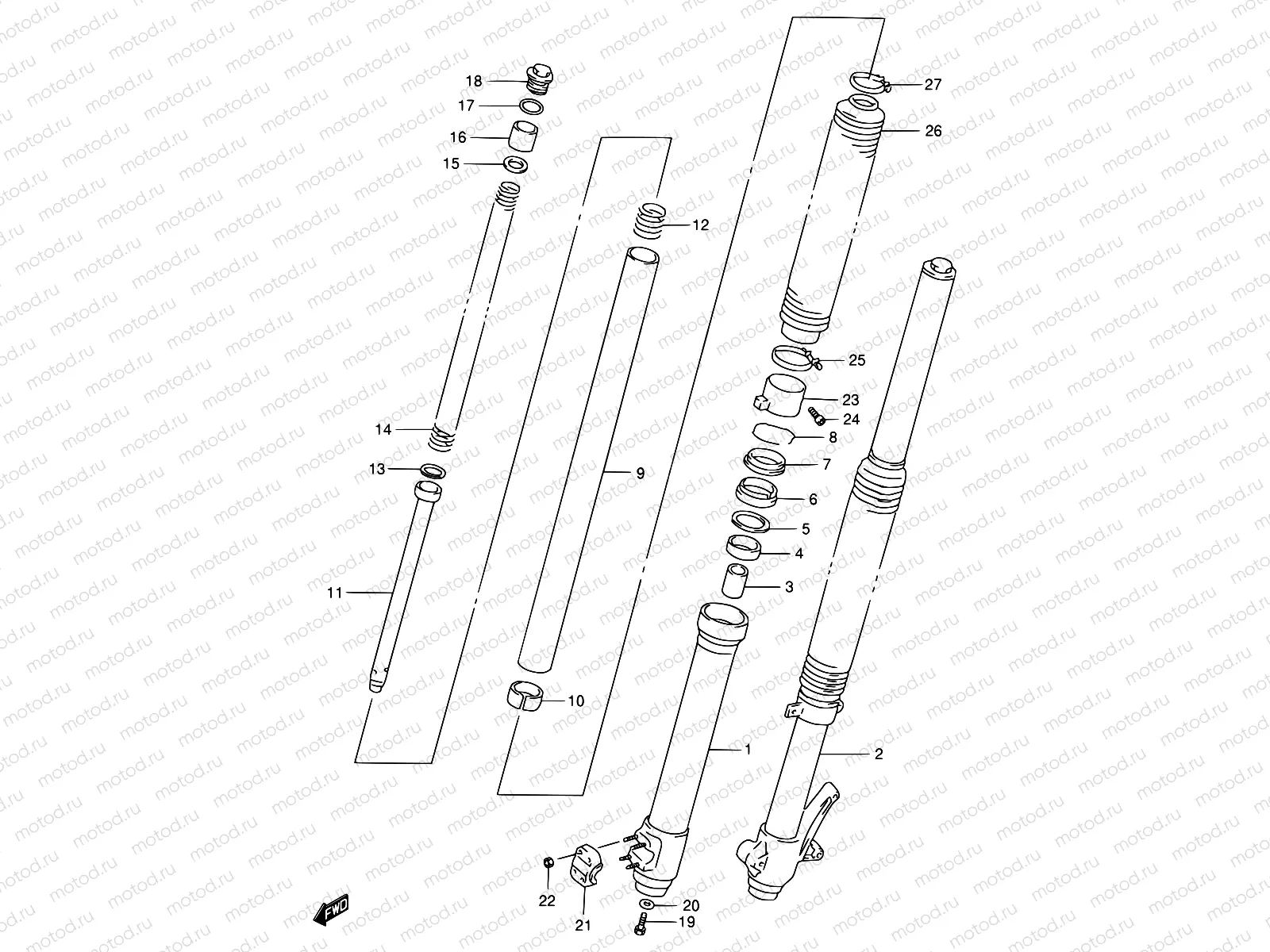 42 - FRONT DAMPER