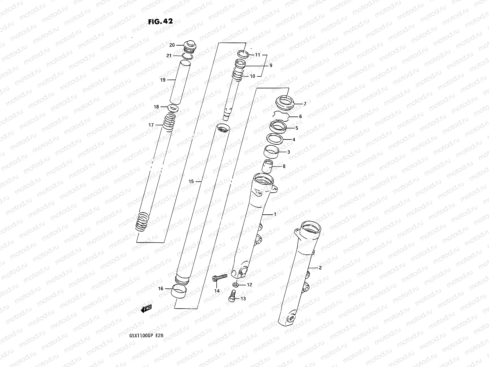 42 - FRONT DAMPER