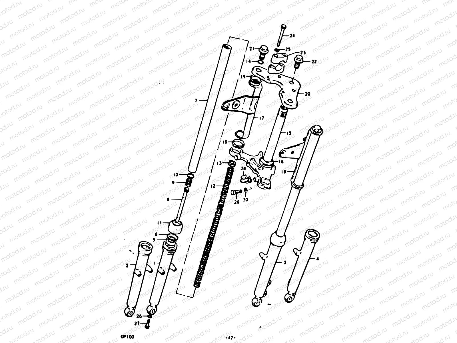 42 - FRONT FORK