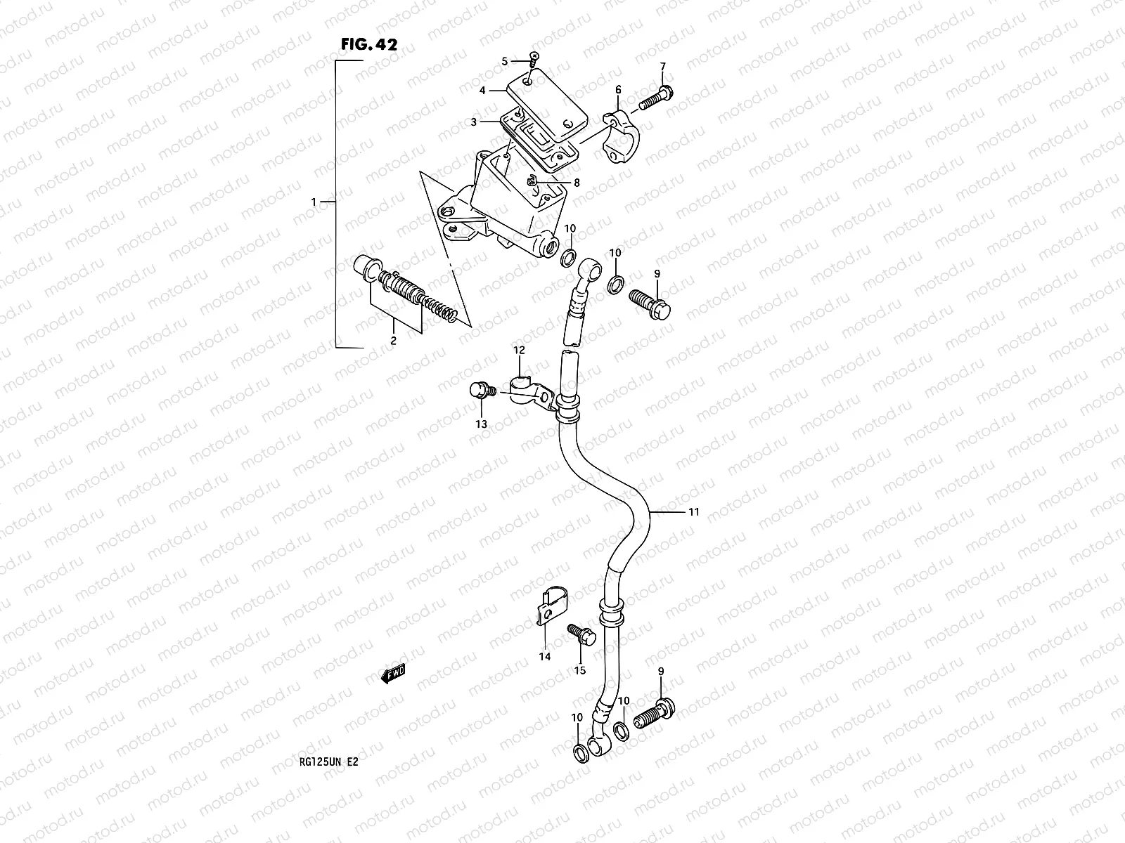 42 - FRONT MASTER CYLINDER