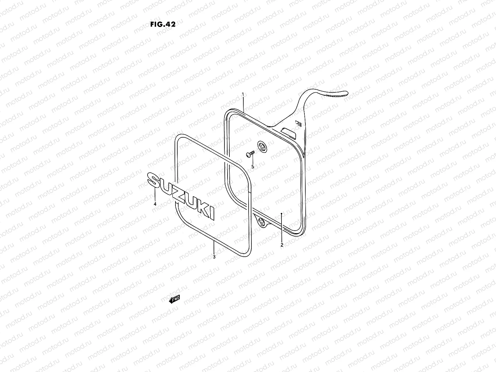 42 - FRONT NUMBER PLATE