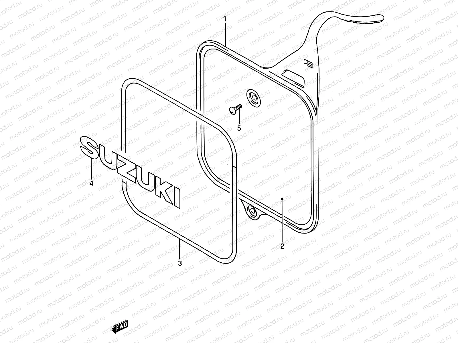 42 - FRONT NUMBER PLATE