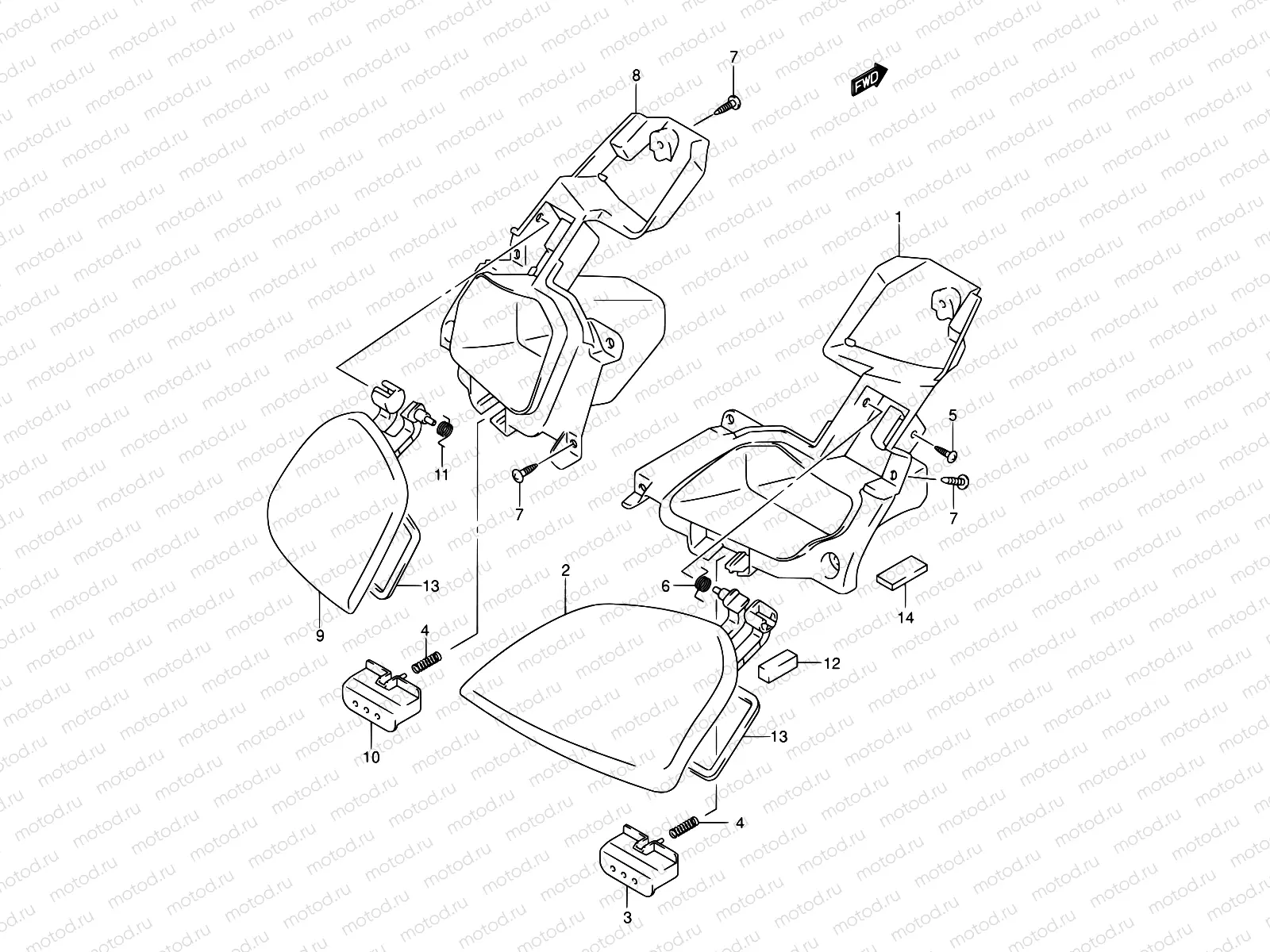 42 - FRONT PANEL BOX (MODEL K3)