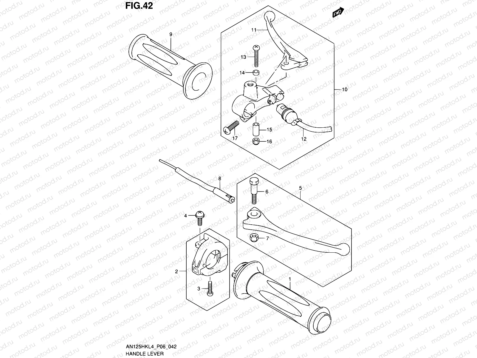 42 - HANDLE LEVER