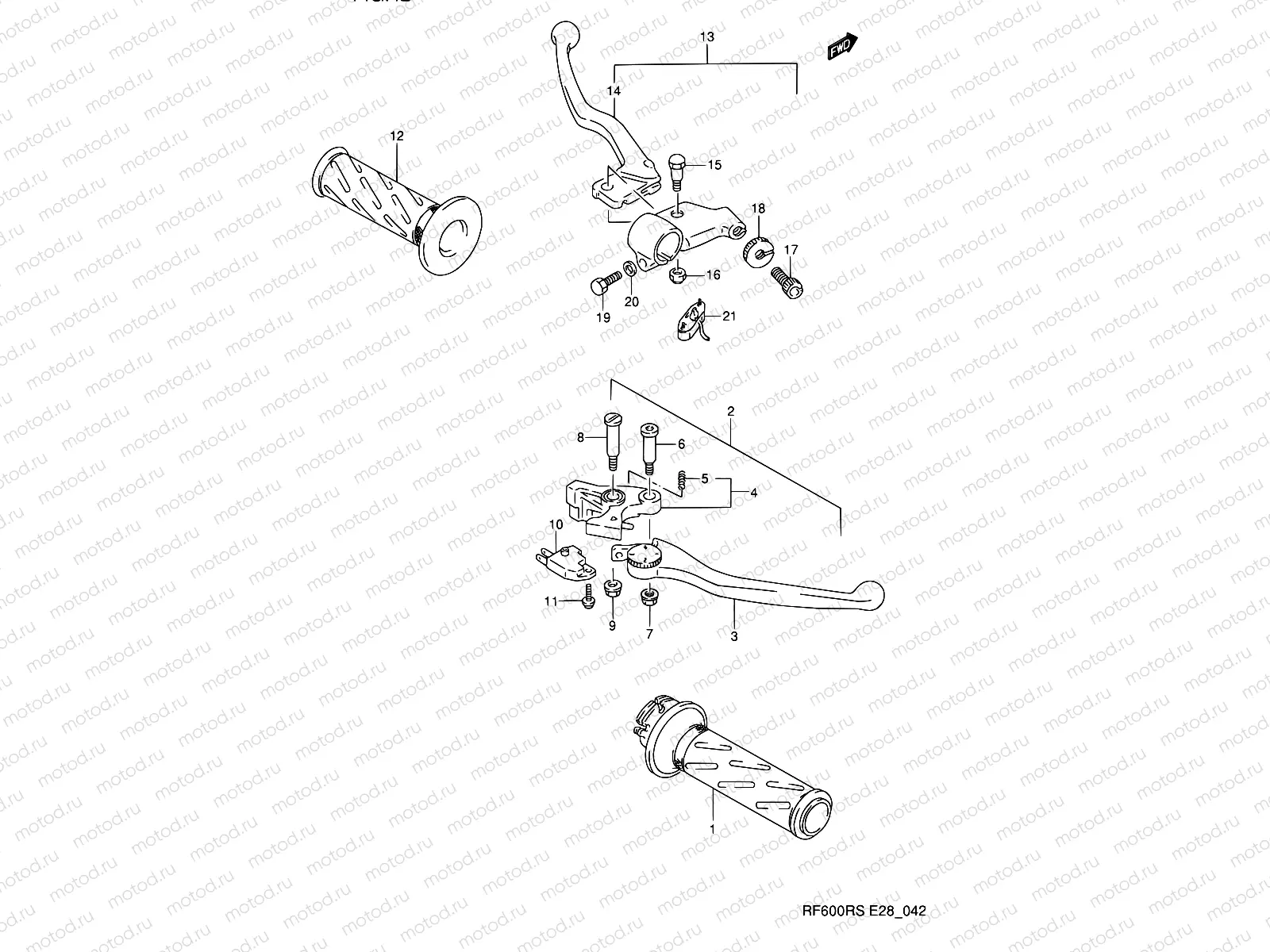 42 - HANDLE LEVER
