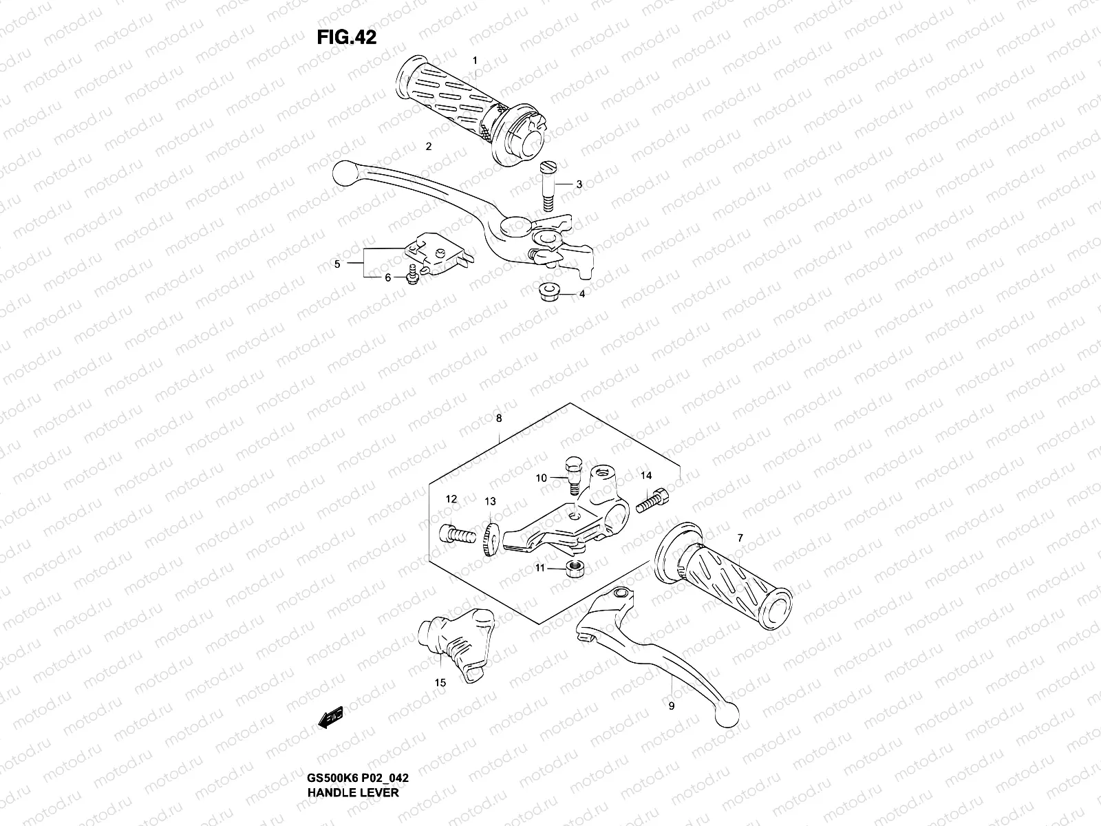 42 - HANDLE LEVER