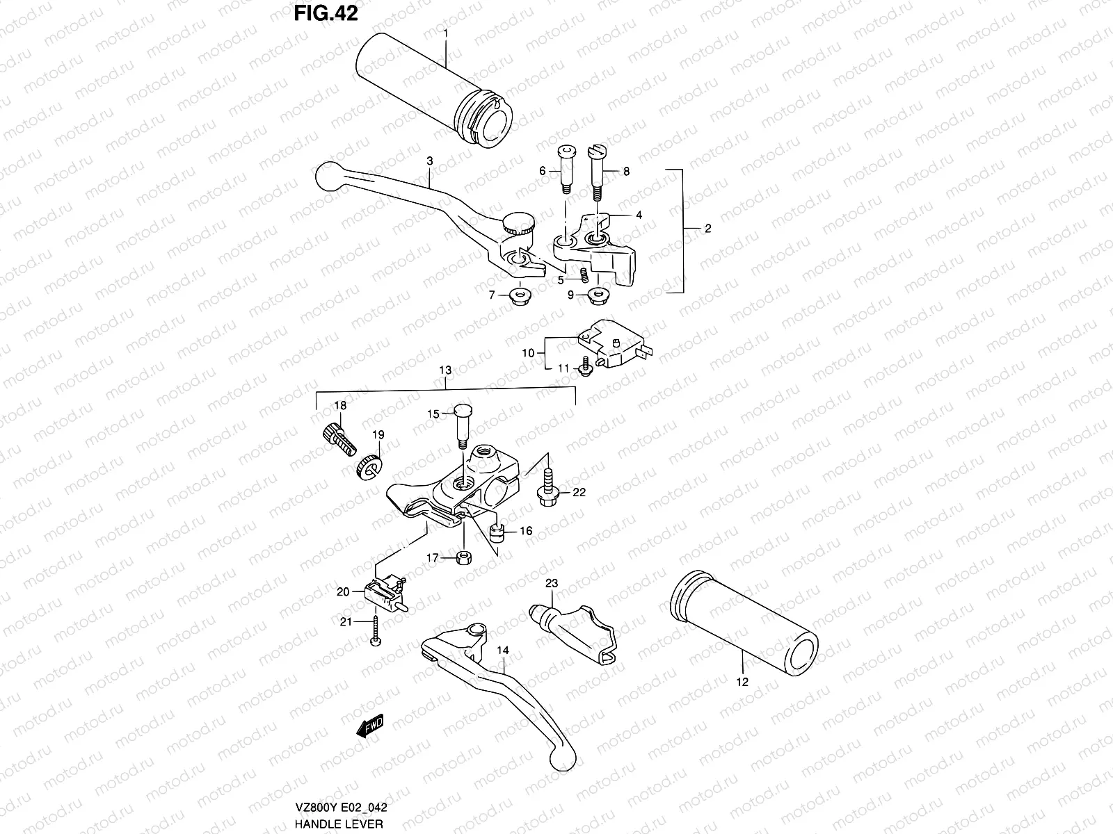 42 - HANDLE LEVER