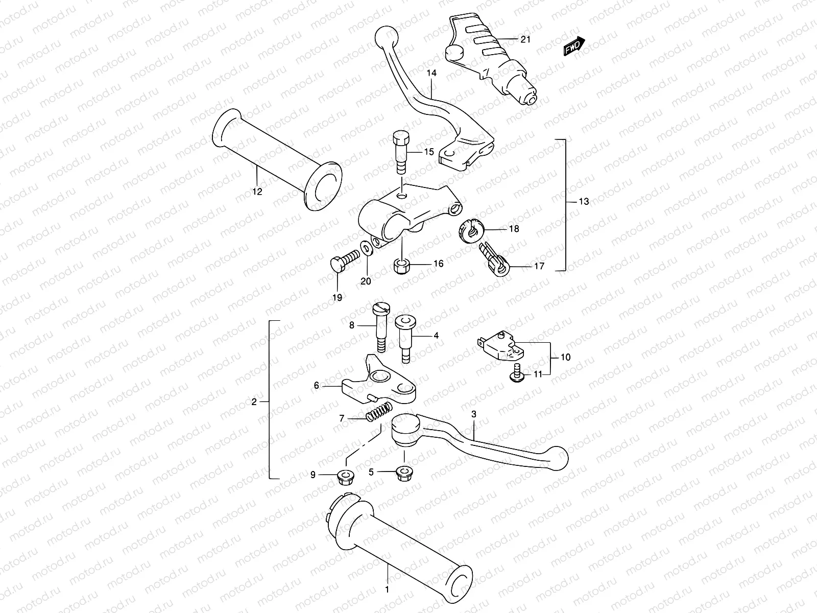 42 - HANDLE LEVER