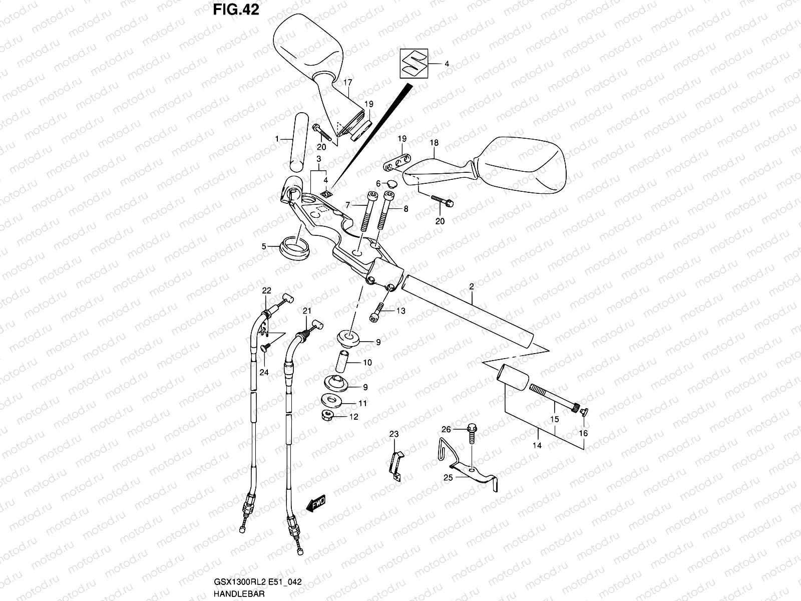 42 - HANDLEBAR