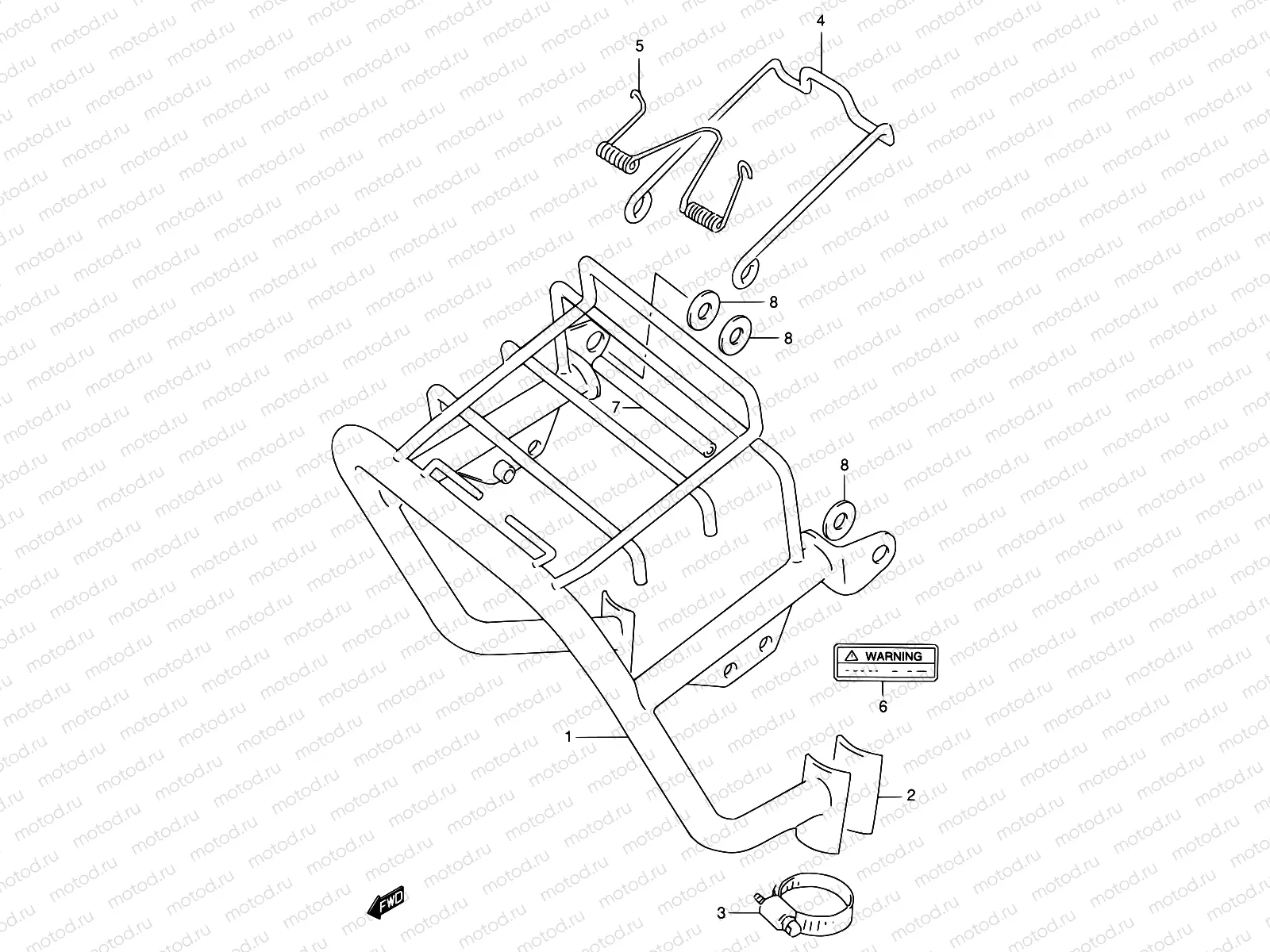 42 - HEADLAMP HOUSING BRACKET