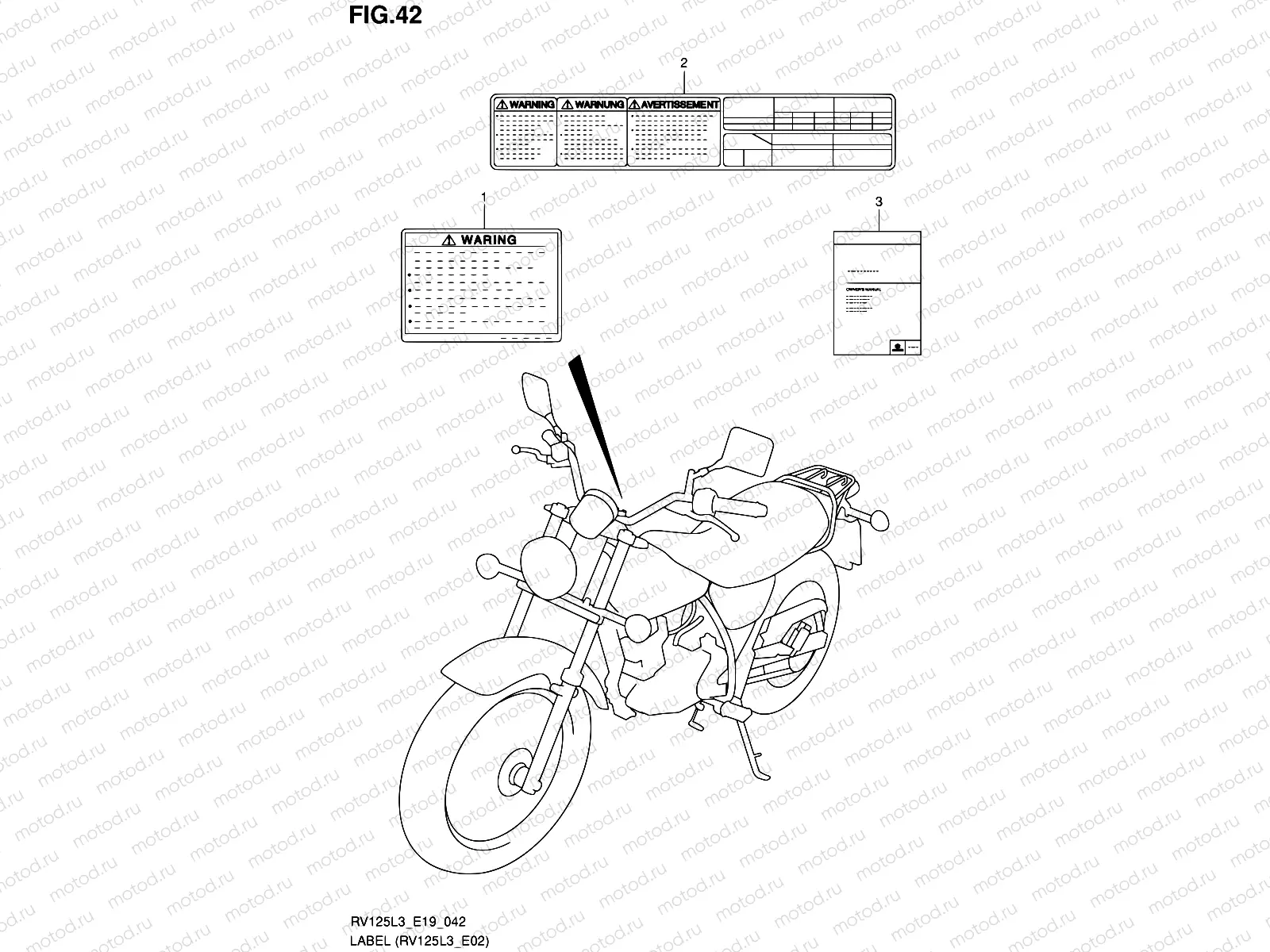 42 - LABEL (RV125L3 E02)