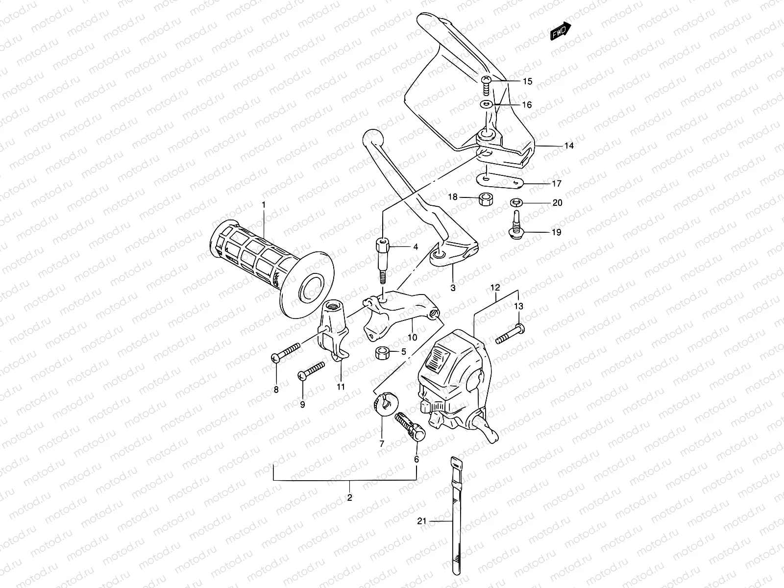 42 - LEFT HANDLE SWITCH