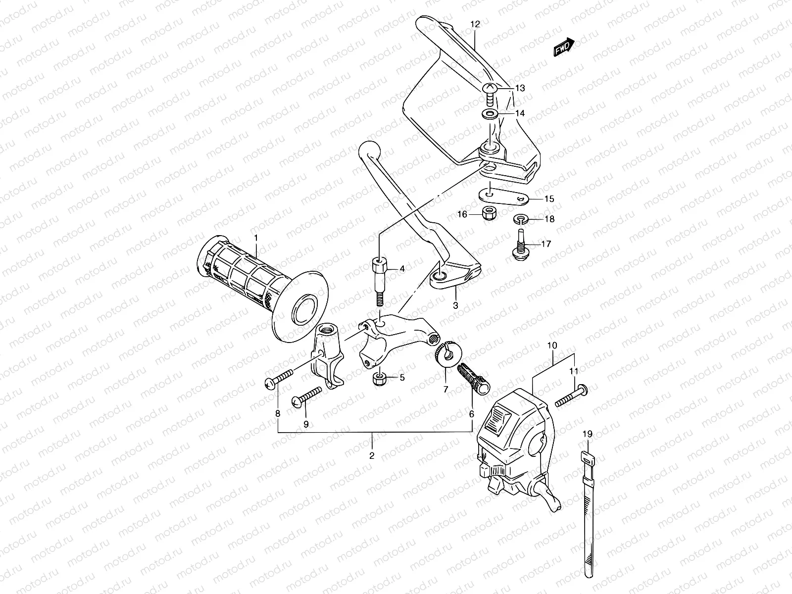 42 - LEFT HANDLE SWITCH