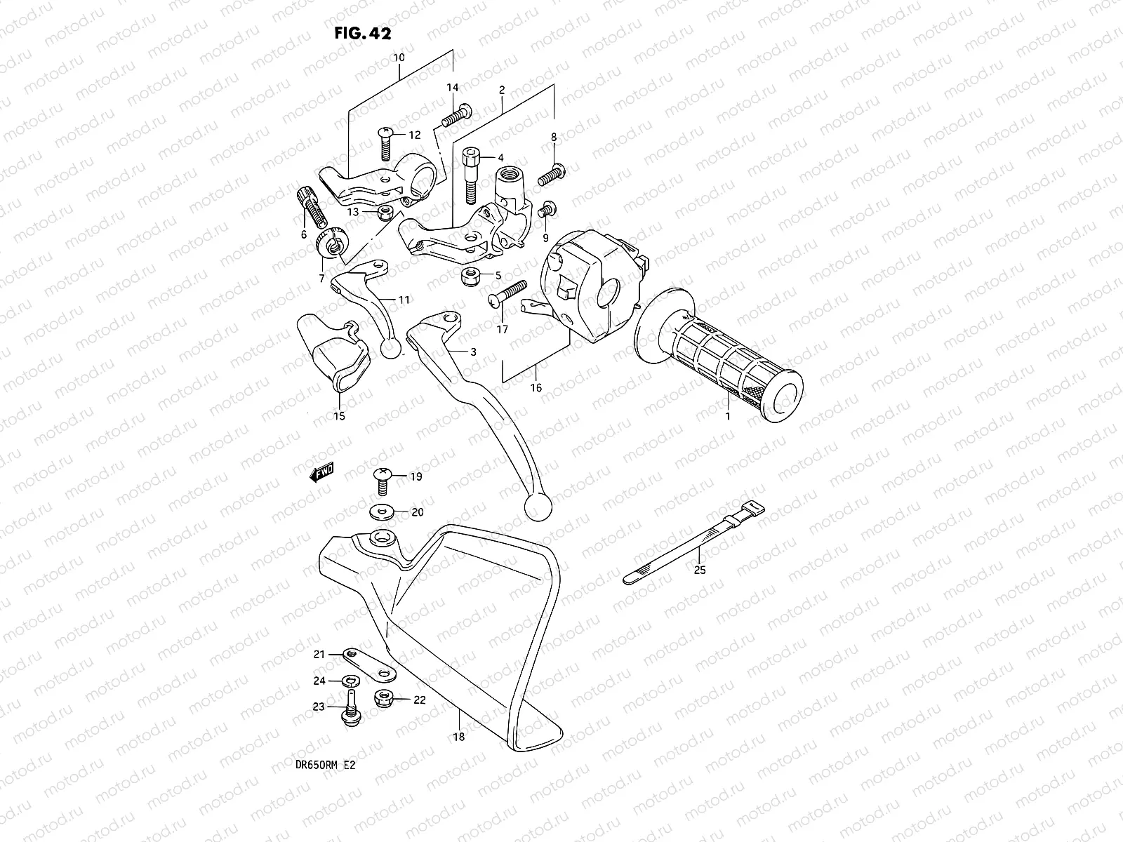 42 - LEFT HANDLE SWITCH