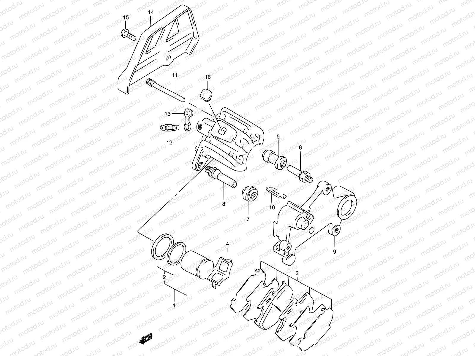 42 - REAR CALIPER