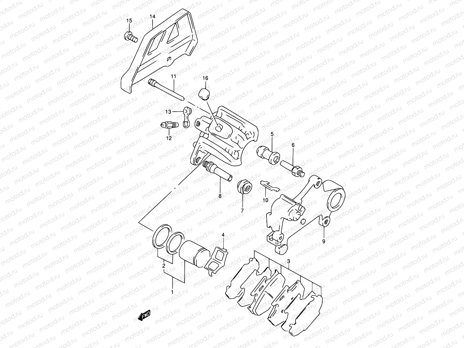 42 - REAR CALIPER
