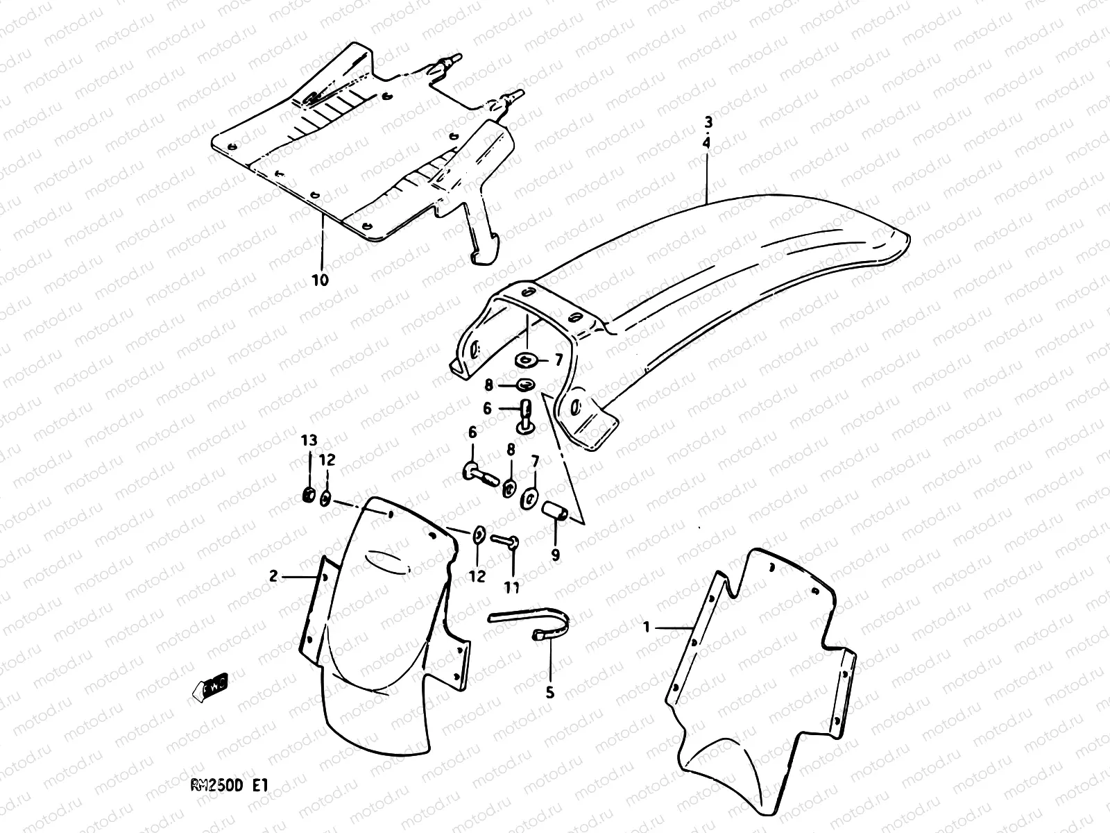 42 - REAR FENDER