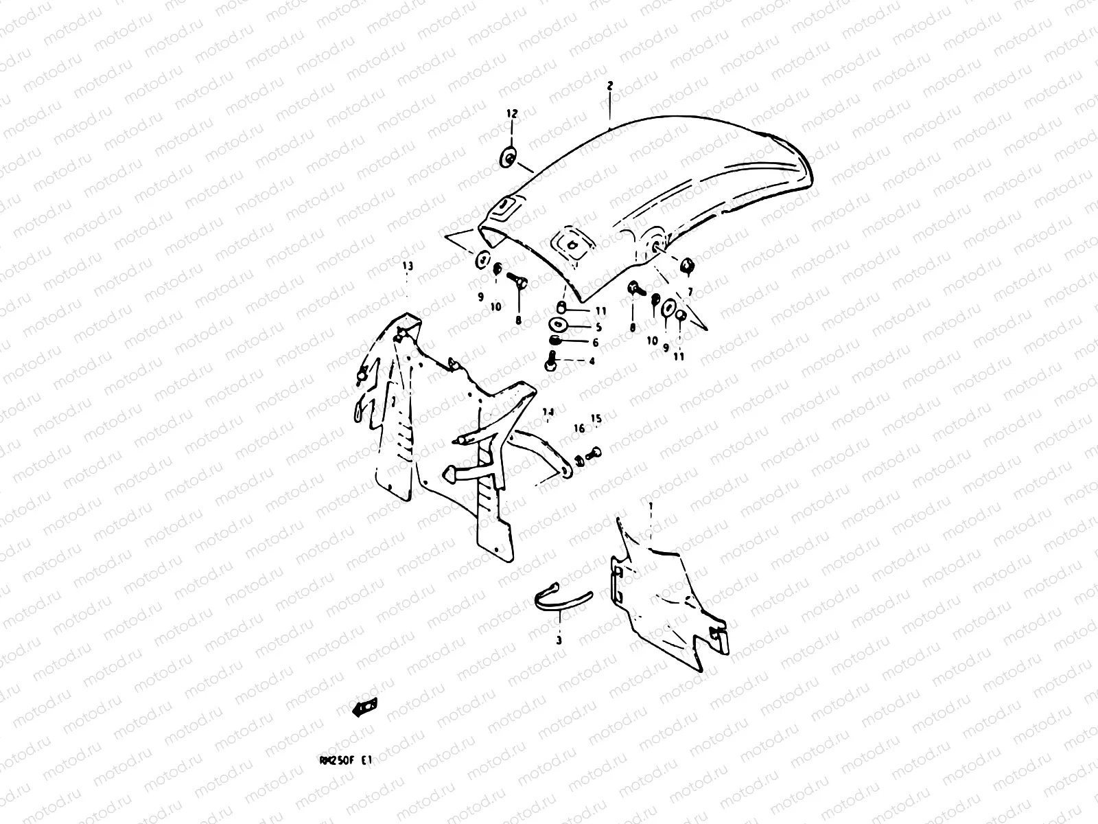42 - REAR FENDER
