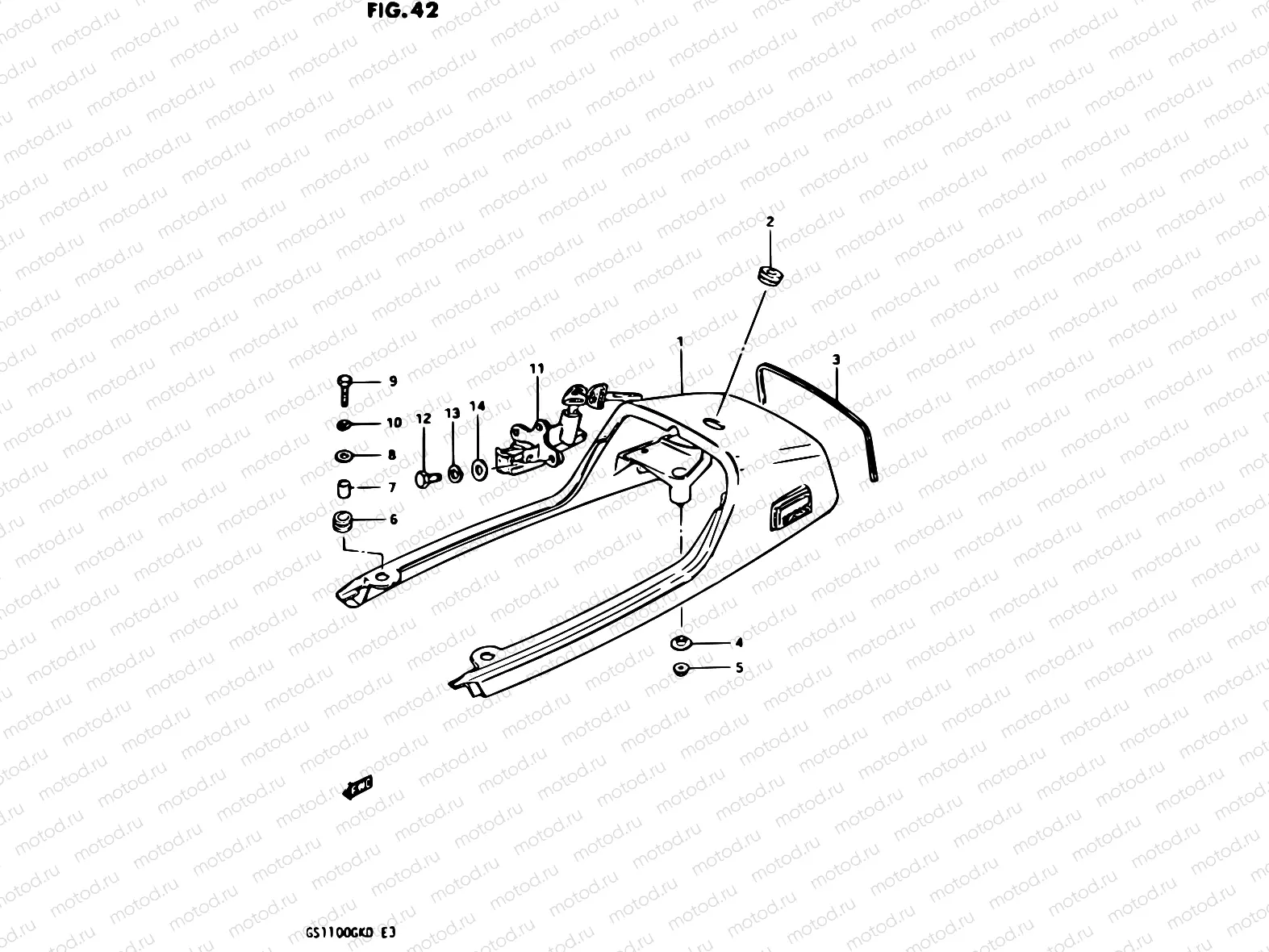 42 - SEAT TAIL COVER