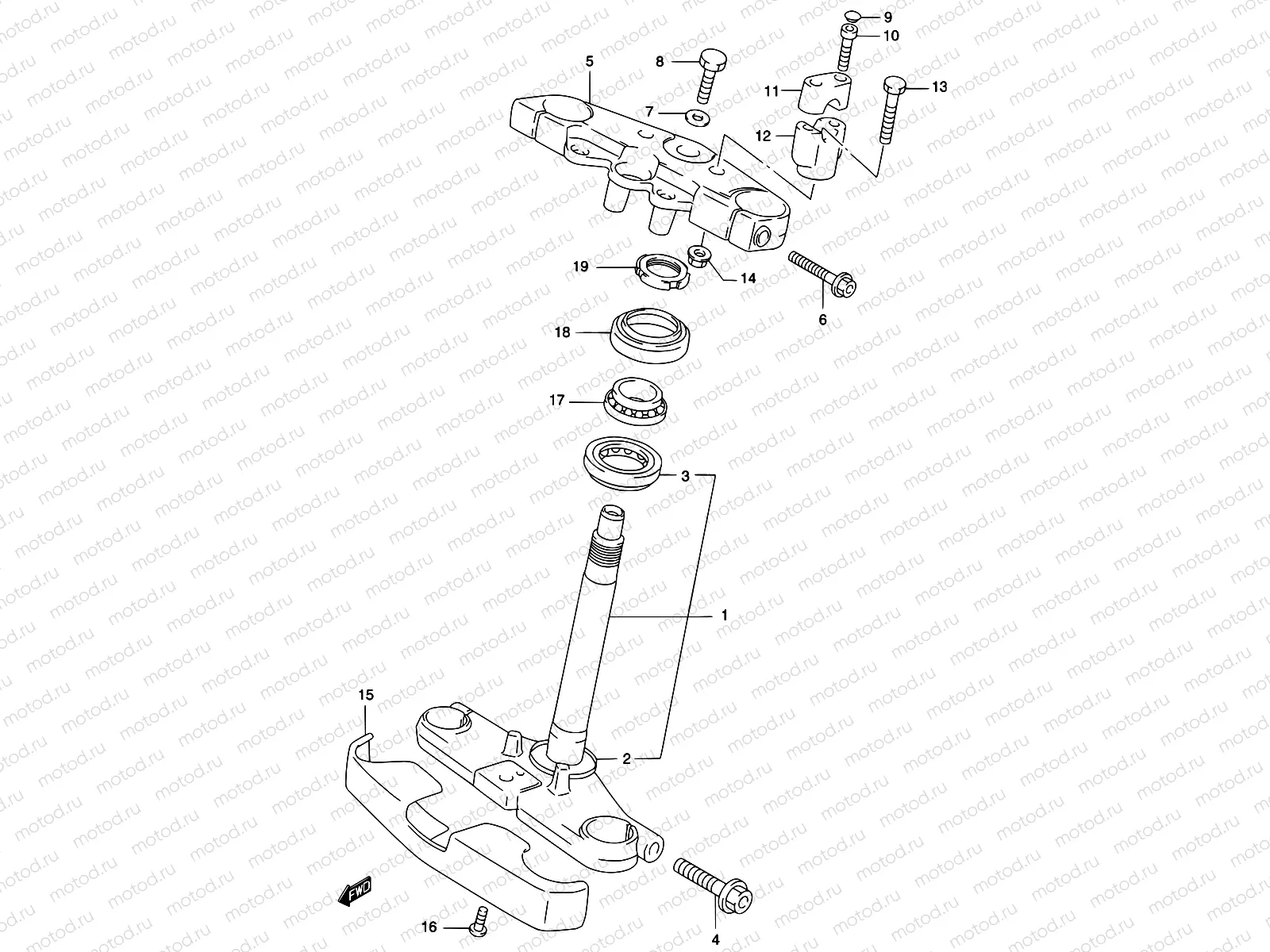42 - STEERING STEM