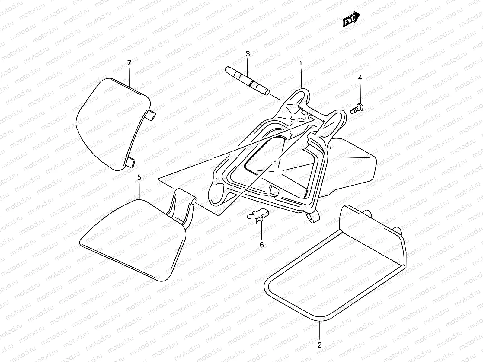 42 - UPPER BOX (MODEL W/X/Y)
