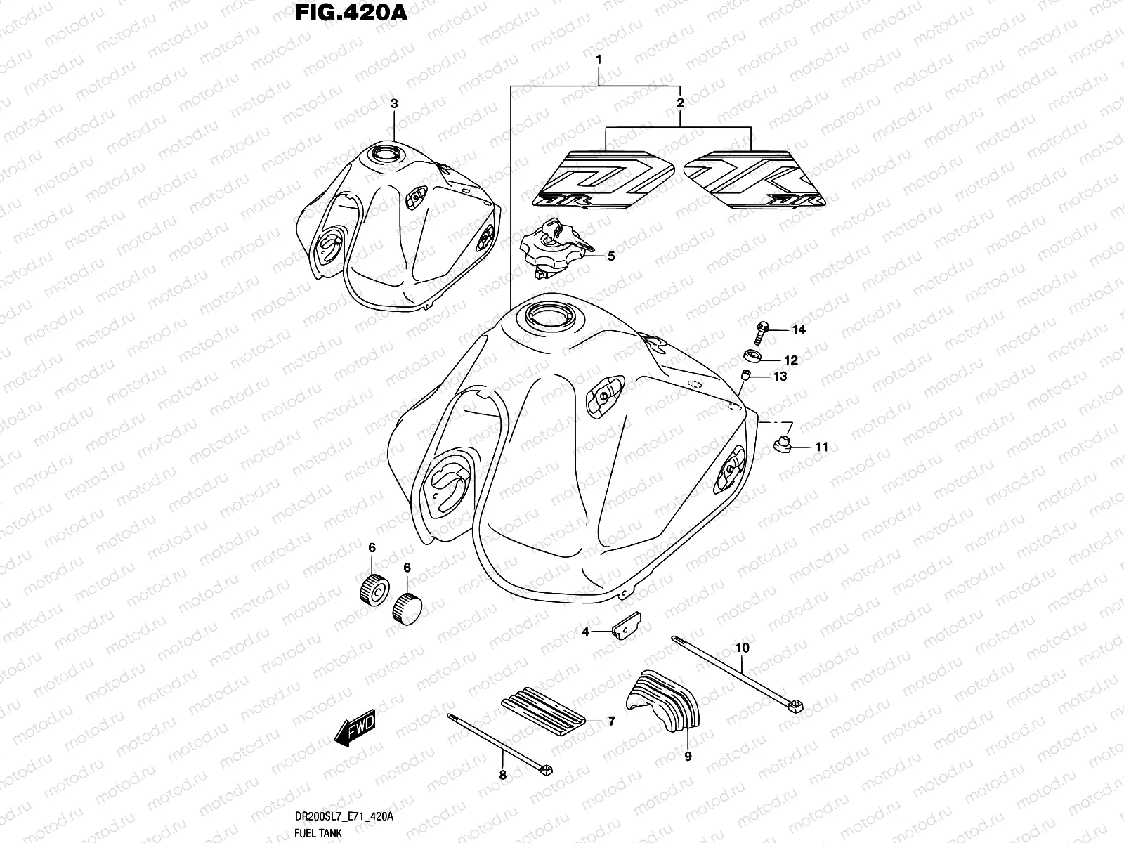 420A - FUEL TANK