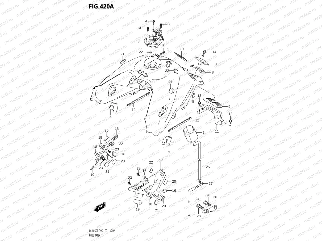 420A - FUEL TANK (DL1050RQ)