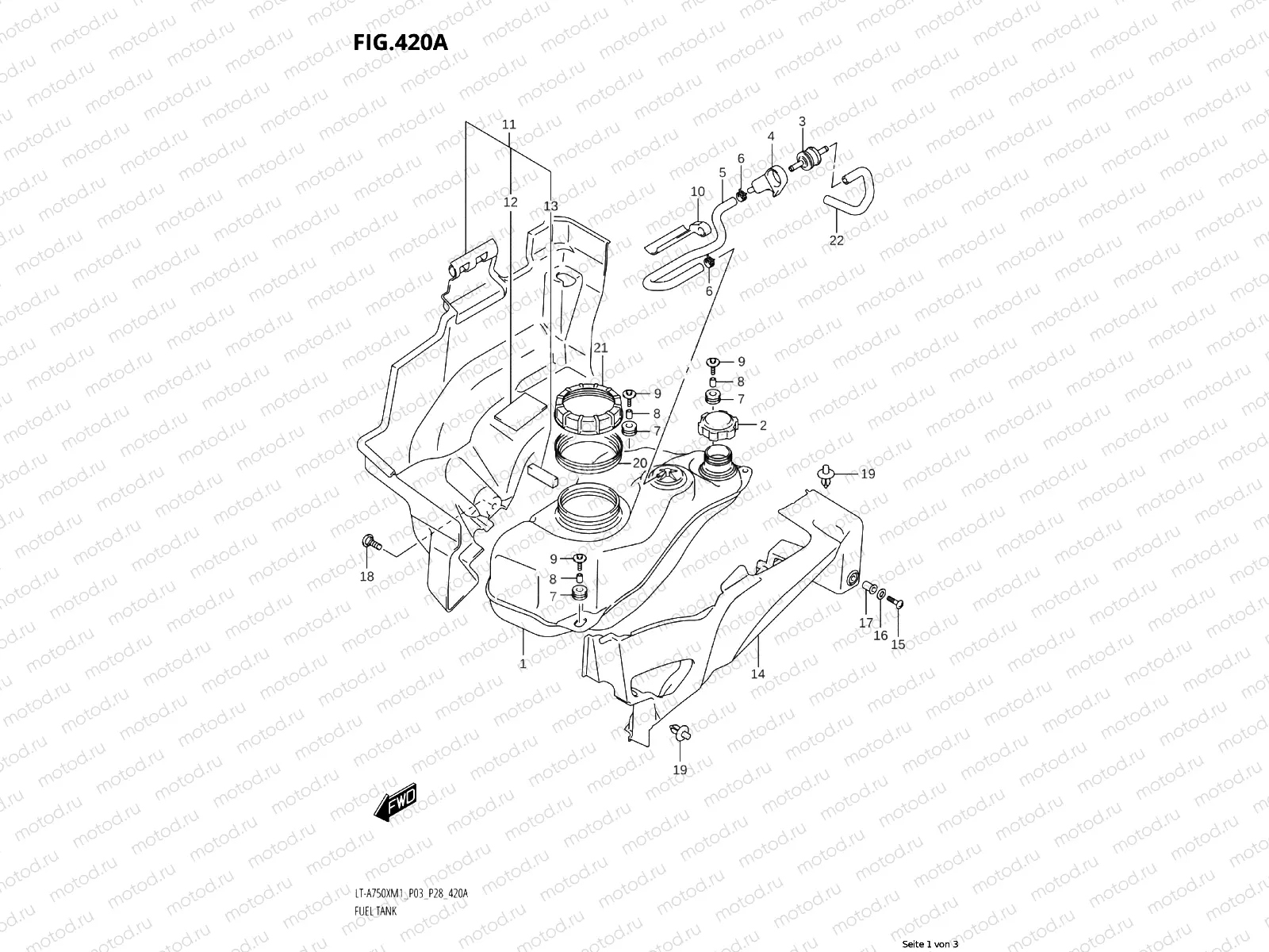420A - FUEL TANK (P03,P28)